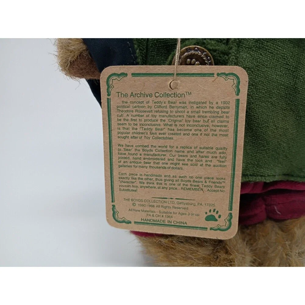 Boyds Bears Bearwear Plush – Winter Outfit Teddy Bear (Archive Collection)